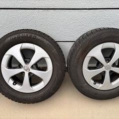 スタッドレス４本セット+プリウス30系純正ホイールの画像