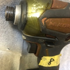 ③ハイコーキ18vインパクトドライバWH18DDL2、中古美品オリジナルハウジング、本体のみの画像