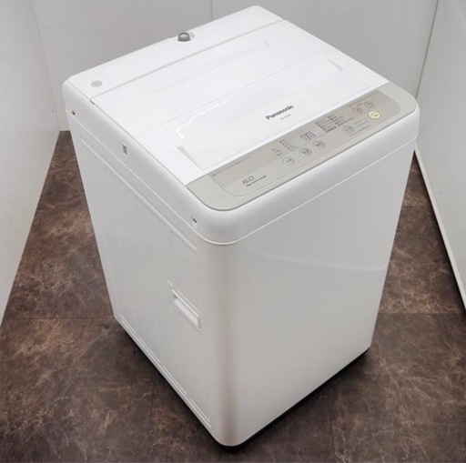 【取引完了】パナソニック 全自動洗濯機  ビックウェーブパワフル立体水流 　6キロ