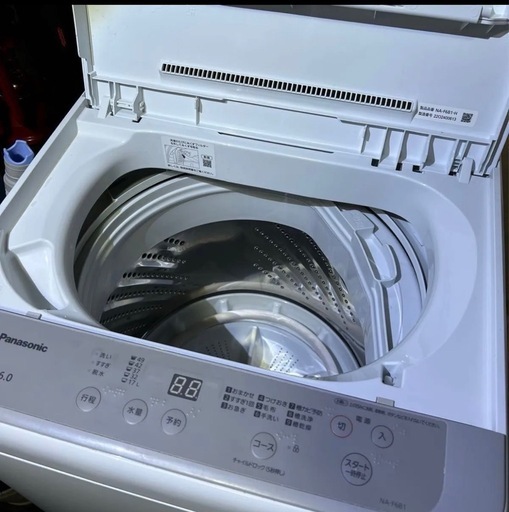 【取引完了】パナソニック 全自動洗濯機  ビックウェーブパワフル立体水流 　6キロ
