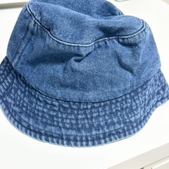 EVERY 韓国 デニムバケットハット ブルー 大きめサイズ 新品未使用の画像