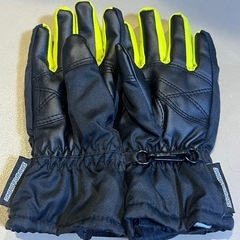  クロステックスポーツSNOW CARVING(キッズ)ジュニア 子供 グローブ スキー スノーボード  ブラック×イエローの画像