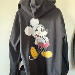 ⭐︎セット特価GLOBAL WORK 黒 ダウンジャケット＋Tommyパーカーセットの画像