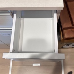 キッチン収納棚／分別ゴミ箱付き／幅70cmの画像