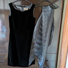 ☆黒ベルベットワンピース晴れの日用、箱入り差し上げますの画像