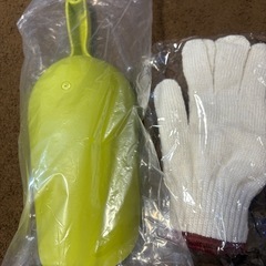 深型スコップ&軍手の画像