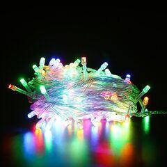 豆電球 イルミネーションライト led フェアリーライト 電池式 10m LED クリスマスツリー飾り ベランダ バルコニー 室内 誕生日 結婚記念日の画像