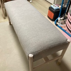 【値下げ】ファブリックベンチの画像