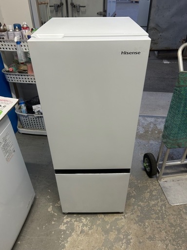 お買得☆美品☆2024年製☆ハイセンス☆2ドア☆162L☆ホワイト色☆激安冷蔵庫☆
