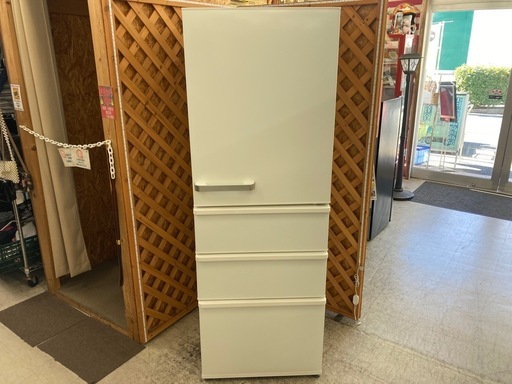 【愛品館江戸川店】保証充実 アクア 2022年製 355L 4ドア冷凍冷蔵庫 AQR-36M（W)