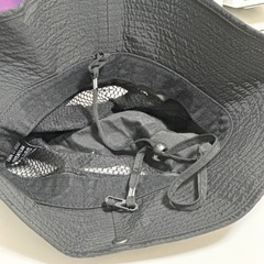 Tianciniao アウトドアハット ロゴあり ブラック 日焼け防止 新品の画像