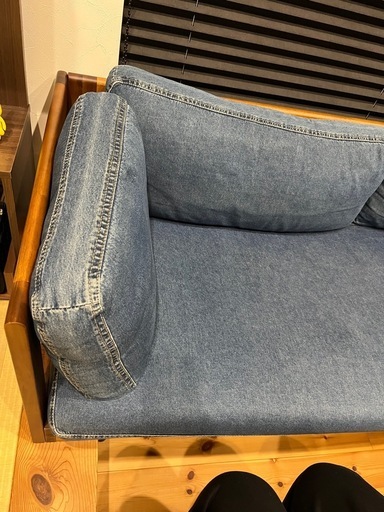 【値下げ¥35,000→¥30,000】unico L字ソファ、テーブル