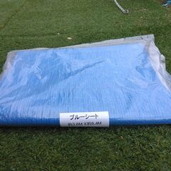ブルーシート　薄手　新品　３枚１セット　約3.6MX約5.4Mの画像