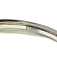 K18 WG ハーフダイヤモンドリング 15号の画像