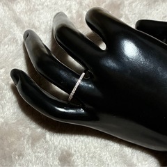 K18 WG ハーフダイヤモンドリング 15号の画像