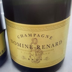 ノミネ ルナール Nomine Renard  POMMERY シャルル・アルマン シャンパーニュ シャンパン ワイン 未開栓 ３本まとめ シャンパングラス ペアの画像