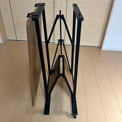 キャスター付き折りたたみテーブル
の画像