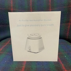 空気浄化加湿器 ホワイトの画像