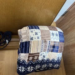 長方形　こたつ　掛け布団セットの画像