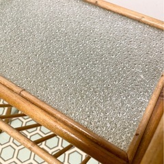 ビンテージ　サイドテーブル マガジンラックの画像