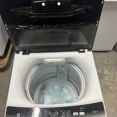 お買得☆美品☆2021年製☆ハイアール☆5.5k☆ホワイト色☆激安洗濯機☆の画像