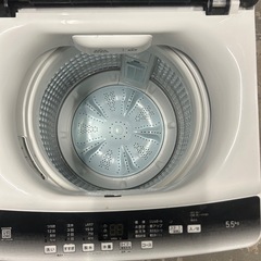 お買得☆美品☆2021年製☆ハイアール☆5.5k☆ホワイト色☆激安洗濯機☆の画像