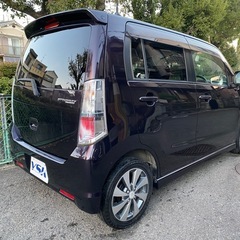 誰でも分割購入可能！【大阪店】ワゴンRスティングレー  TS  パープルの画像