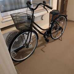 EICHEL [エイチェル] 27吋 ファミリーサイクル 外装6段/LEDオート(ブラック)の画像