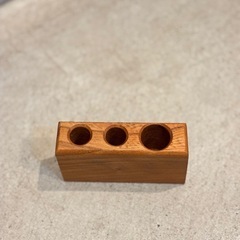 ペンスタンド　ハンドメイド　欅の画像
