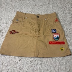 ルコックゴルフ ブラウン 刺繍 ワッペン キュロット 7号 S ...