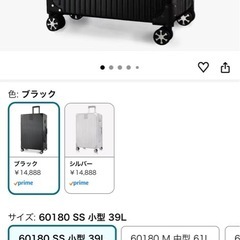 機内持ち込みサイズキャリーケースの画像
