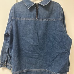 ノーブランド デニムジャケット 4Lの画像