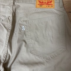 リーバイス　Levis　34インチ　ベージュ　の画像