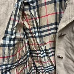 【価格相談応じます★】BURBERRY ベージュジャケット 44 レディースM〜L 綿100% 秋冬の画像