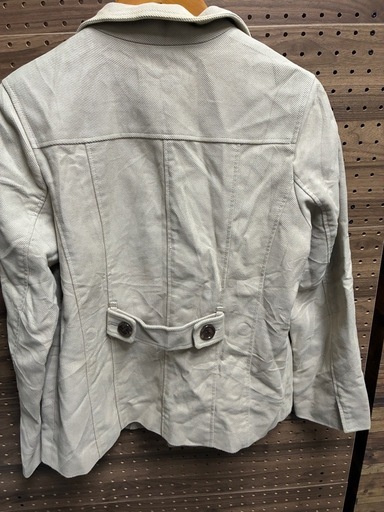 【価格相談応じます★】BURBERRY ベージュジャケット 44 レディースM〜L 綿100% 秋冬