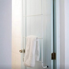 ◆【ほぼ新品！】おしゃれ✳︎ドア掛け4段フック 白◆海外インテリアの画像