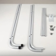 ◆【ほぼ新品！】おしゃれ✳︎ドア掛け4段フック 白◆海外インテリアの画像