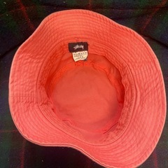 ステューシー　ピンク色　バケットハット ハット  stussyの画像
