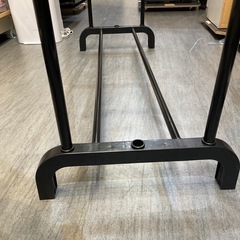 【ハンガーラック2列】【黒】※在庫2点★クリーニング済み【管理番号1204】野の画像