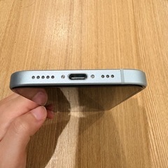 iPhone15 ブルー 125gbの画像