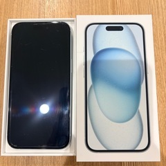 iPhone15 ブルー 125gbの画像