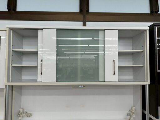 ☆リユースのサカイ高崎店☆TJ13518 展望(株) 食器棚 白 H202.5×D52