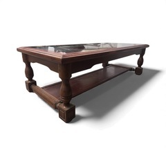 ガラスローテーブルの画像