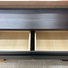 ★リユースのサカイ高崎店★TJ13520 (株)ニトリ チェスト 黒 H96×D41×W120 クリーニング済みの画像