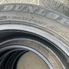205/55r17  91v ノーマルタイヤダンロップ32週23年製4本(タイヤのみ)の画像