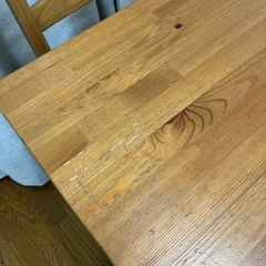 【無料】IKEAイケアダイニングテーブル&チェア4脚セット  ヘーゲルネス イケア木目 木製の画像