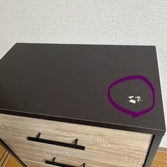 木製　４段チェストの画像