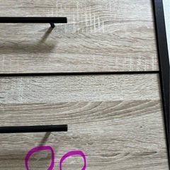 木製　４段チェストの画像