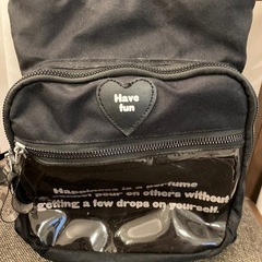 女児👧子ども用リュック 推し活 黒の画像