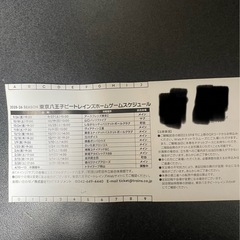 八王子ビートレインズ　オールシーズンチケット
の画像